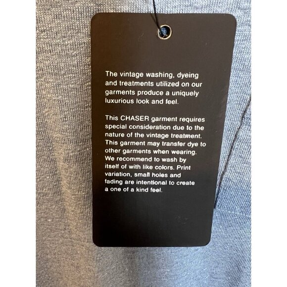 Chaser Linen Short Sleeve Top Size Medium Blue Cut Out Detail High Low Hem NWT - Picture 3 of 7